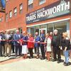Virginia’s newest state senator, District 38’s Travis Hackworth of Tazewell County, opened a local office Wednesday in Norton. Several local government and agency representatives turned out to help cut the ribbon.  CHAMBER OF COMMERCE PHOTO