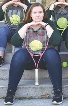 Eastside Lady Spartan tennis senior Sydney Laney. SUBMITTED PHOTO