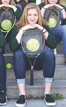 Eastside Lady Spartan tennis senior Madison Powers. SUBMITTED PHOTO