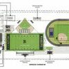 This is an early design concept for sports facility upgrades at Burton High School.