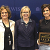 From left, Norton City Schools Superintendent Gina Wohlford, UVA Wise Chancellor Donna P. Henry and Melissa Cook, William P. Kanto Memorial Award recipient.

UVA Wise Mark Robertson-Baker II PHOTO