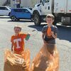 Ben and Luke Ward did an excellent job picking up litter in downtown Norton and found one of the orange bottles, winning them $20.00! These two prove that you are never too small to make a big difference! See more photos on page 14.