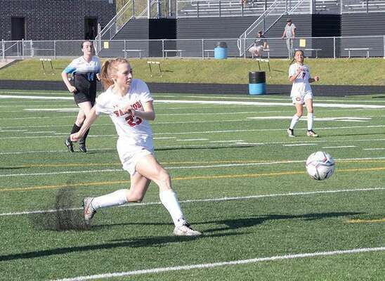 Alexandra Rogers scored the first three goals of the game against Ridgeview. PHOTO BY KELLEY PEARSON