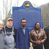 Taking part in the event, left to right, are MECC President Kristen Westover and coalition members Preston Mitchell, Deksyos Damtew, Terran Young and Frank Gravely.  KENNETH CROWSON PHOTO